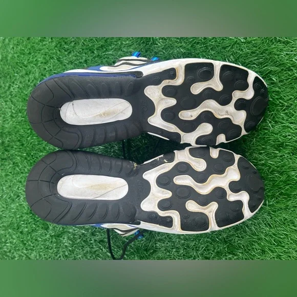 Nike Air Max 270‎ React Boys Shoes Size 6.5Y, Color: White/Black/Hyper Blue - Picture 3 of 8